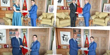 Morocco Receives Four Newly Appointed Ambassadors in Rabat