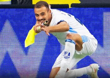Israel’s Abu Farchi Sent Off After Controversial Goal Celebration