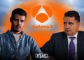 Moroccan author and political analyst Samir Bennis debates Taleb Alisalem on Antena 3.