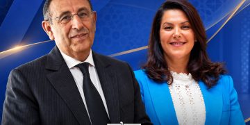 A graphic featuring Youssef El Amrani and Fatima Ezzahra El Mansouri, by MWN Design Team