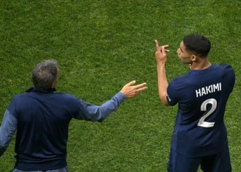 Paris Saint-Germain head coach Luis Enrique has refused to confirm whether Moroccan international Achraf Hakimi will feature in Sunday’s Ligue 1 clash against Olympique de Marseille.