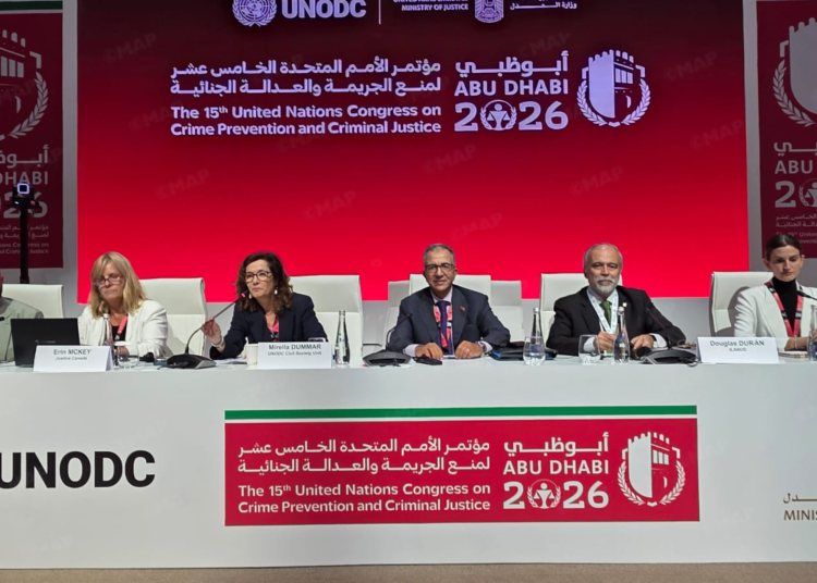 Farhane made the remarks during a session on regional and civil society contributions at the 15th United Nations Congress on Crime Prevention and Criminal Justice, held in Abu Dhabi from September 26 to October 1.