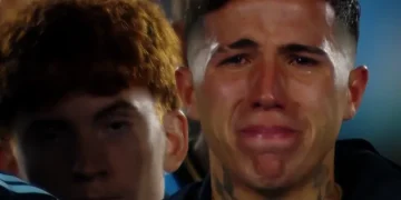 Enzo Fernandez has sent an emotional message to Lionel Messi following the captain’s final appearance for the national team