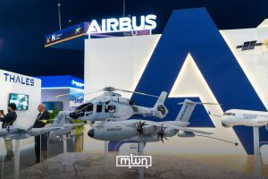 The Airbus stand at the Marrakech Air Show 2026.