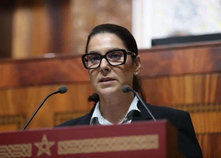 Morocco’s Head of Government, Fatima Ezzahra El Mansouri, presenting her government’s program.