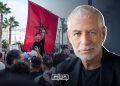 An illustrative image featuring former French intelligence officer Vincent Crouzet alongside young Moroccan protesters gathered beneath the Moroccan flag. (Designed by MWN team)