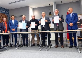 The four are the Front of Democratic Forces (FFD), the Equity Party (PE, Al Insaf), the Party of the New Democrats (PND), and the Unity and Democracy Party (PUD).
