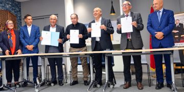 The four are the Front of Democratic Forces (FFD), the Equity Party (PE, Al Insaf), the Party of the New Democrats (PND), and the Unity and Democracy Party (PUD).