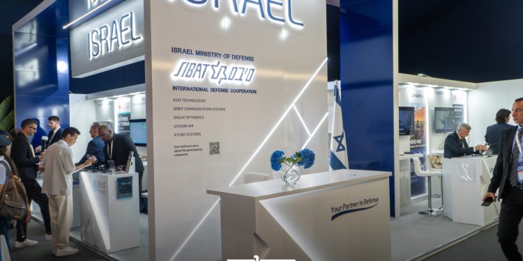 Israel’s national pavilion at the Marrakech Airshow 2026.