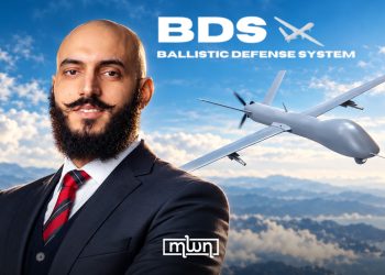 Fahd Laamoumi, co-founder and managing director of Moroccan defense startup Ballistic Defense System (BDS). (Designed by MWN team)