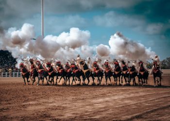 Tbourida Brings Moroccan Equestrian Heritage to Salon du Cheval d’El Jadida