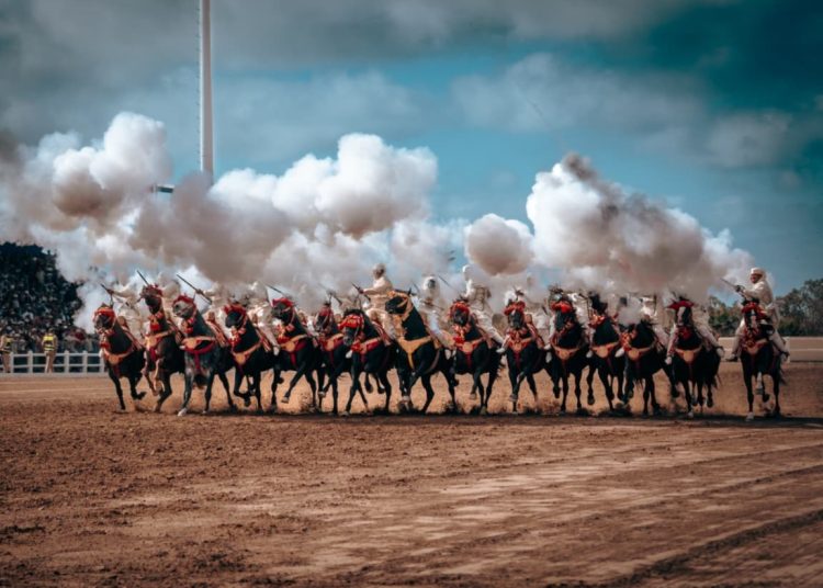 Tbourida Brings Moroccan Equestrian Heritage to Salon du Cheval d’El Jadida