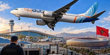 Flydubai flight FZ1073 cockpit incident, aviation security, and Morocco’s preparations for the 2030 World Cup.