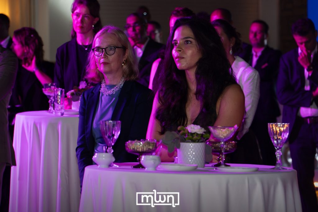 Sweden’s Ambassador to Morocco, Fredrika Ornbrant, with Attendees at Ericsson Celebration in Rabat / MWN Photography Team