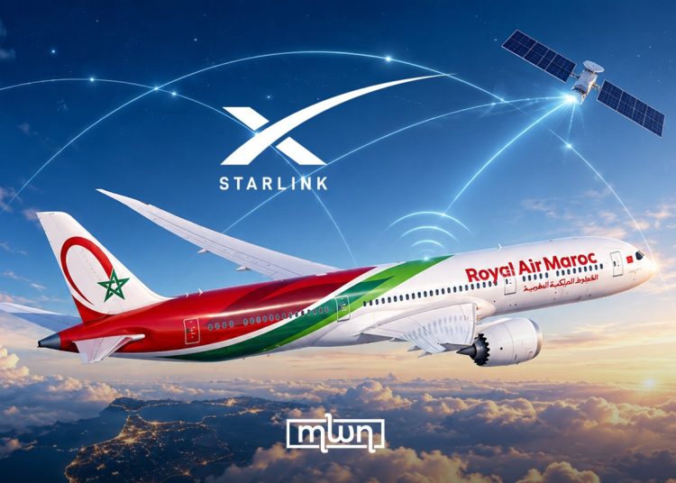 Royal Air Maroc to Equip 41 Aircraft With Starlink Wi-Fi Starting in 2027