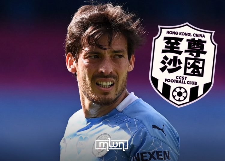 A graphic featuring Spanish footballer David Silva and Hong Kong Premier League club Supreme Sha Tin, by MWN Design Team.
