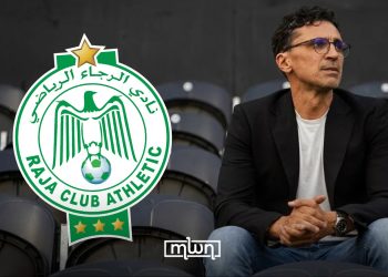 A graphic featuring Rogerio Matias and Raja Club Athletic, by MWN Design Team.