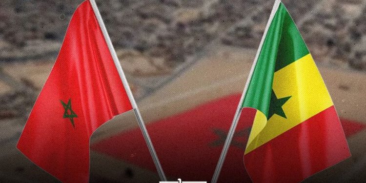 A graphic featuring the Moroccan and Senegalese flags, by MWN Design Team.