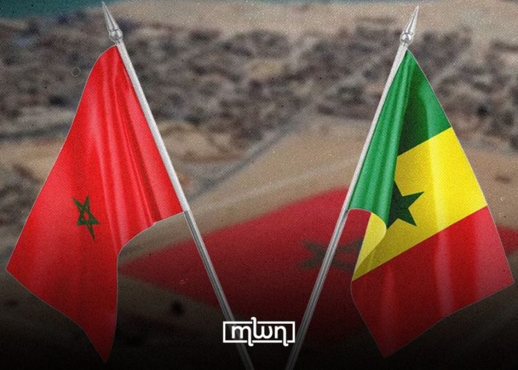A graphic featuring the Moroccan and Senegalese flags, by MWN Design Team.