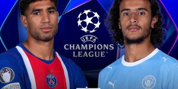 Moroccan Stars Hakimi and Bouaddi on Opposite Sides for PSG-Man City Clash | Created by MWN Design Team