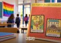 The book’s pages depict families with two parents of the same gender