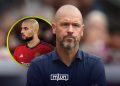 Erik ten Hag has revealed that he wanted Moroccan international Sofyan Amrabat to remain at the club | Created by MWN Design Team