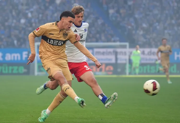 Moroccan international Bilal El Khannouss showed a touching gesture of sportsmanship after accidentally breaking a young opponent’s tooth during Stuttgart’s Bundesliga clash against Hamburg.