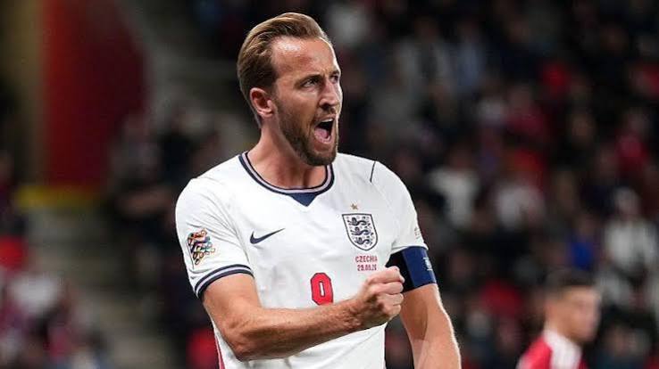 England captain Harry Kane has equaled the national team’s all-time appearance record after starting against the Czech Republic in the UEFA Nations League on Tuesday.