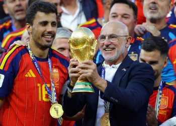 Spain national team head coach Luis de la Fuente has been named Men's Coach of the Year at the 2026 Ballon d'Or ceremony in London